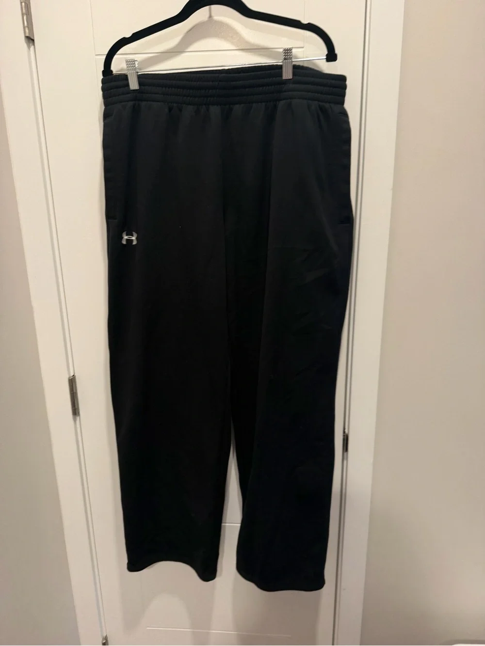 Under Armour Black Loose-Fit Athletic Pants